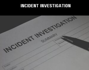 Incident Investigation training for workers