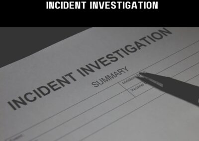 Incident Investigation training for workers